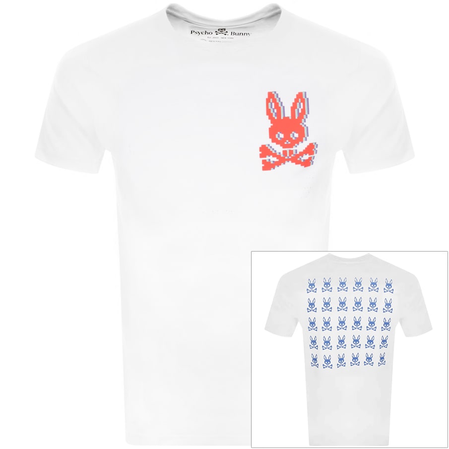 Alternative Image for ProductPsycho Bunny Hatton Logo T Shirt White1